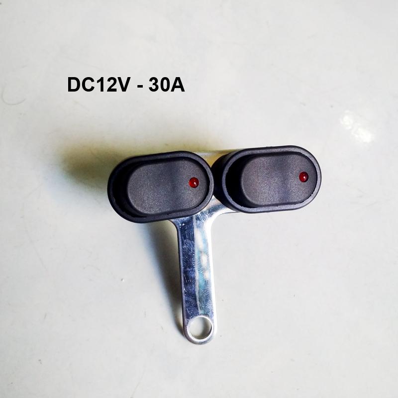 Công Tắc Led đôi chân ốc cho xe máy NK080
