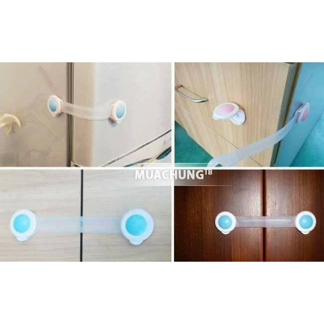 Sét 2 chiếc khóa gài tủ lạnh, ngăn kéo