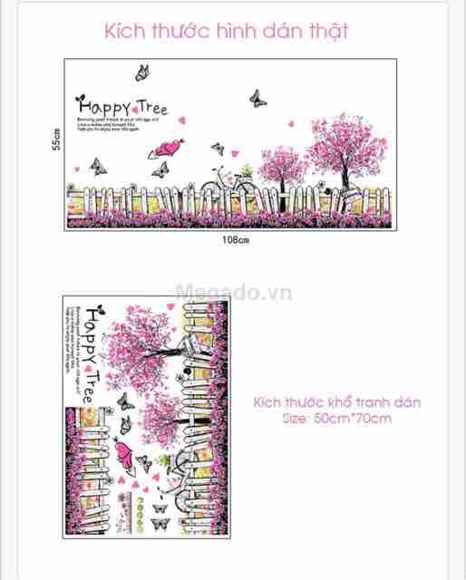 Decal tranh dán tường cửa sổ