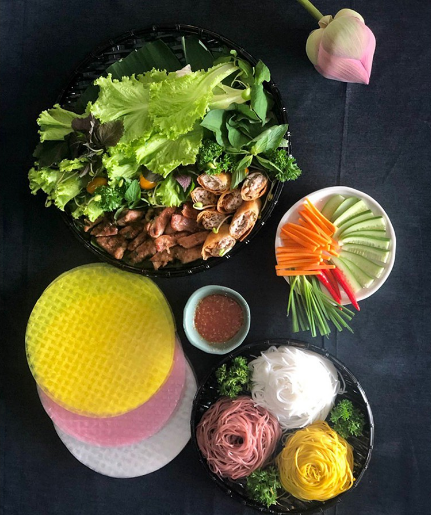 Bánh tráng gạo lứt tím
