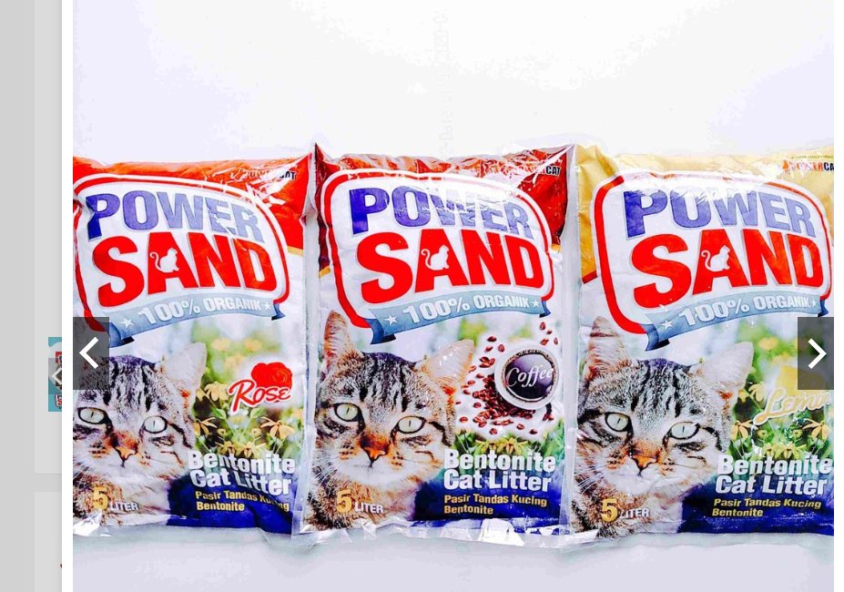 Cát Vệ Sinh Cát Đất Sét Power Sand Bentonite Cat Litter Túi 5L