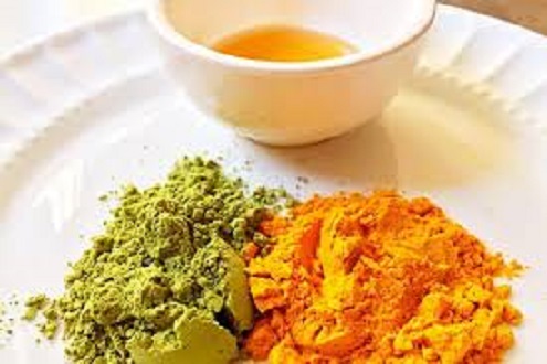 Combo 2 gói Bột dưỡng da (1 Nghệ, 1 trà xanh) - mỗi gói 10gr