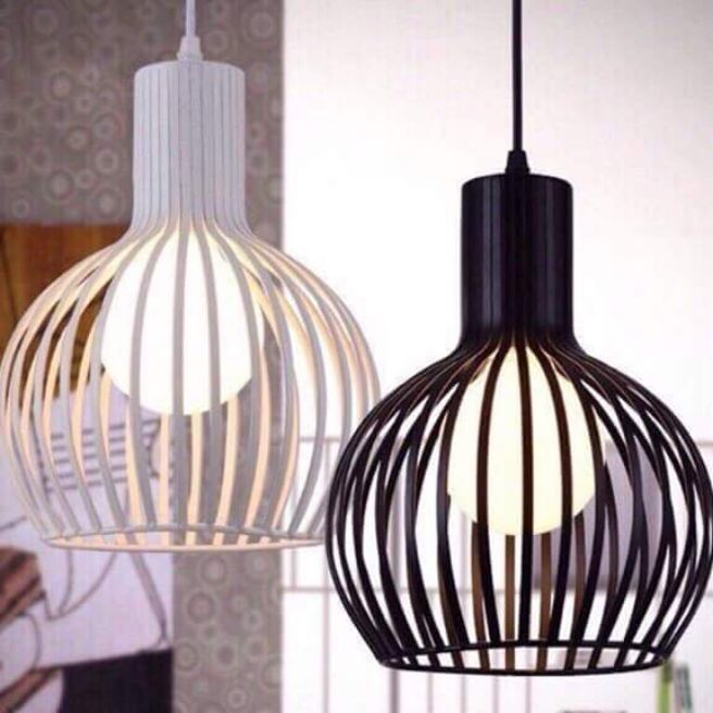 Thả lồng sắt d25cm đui e27 phổ thông