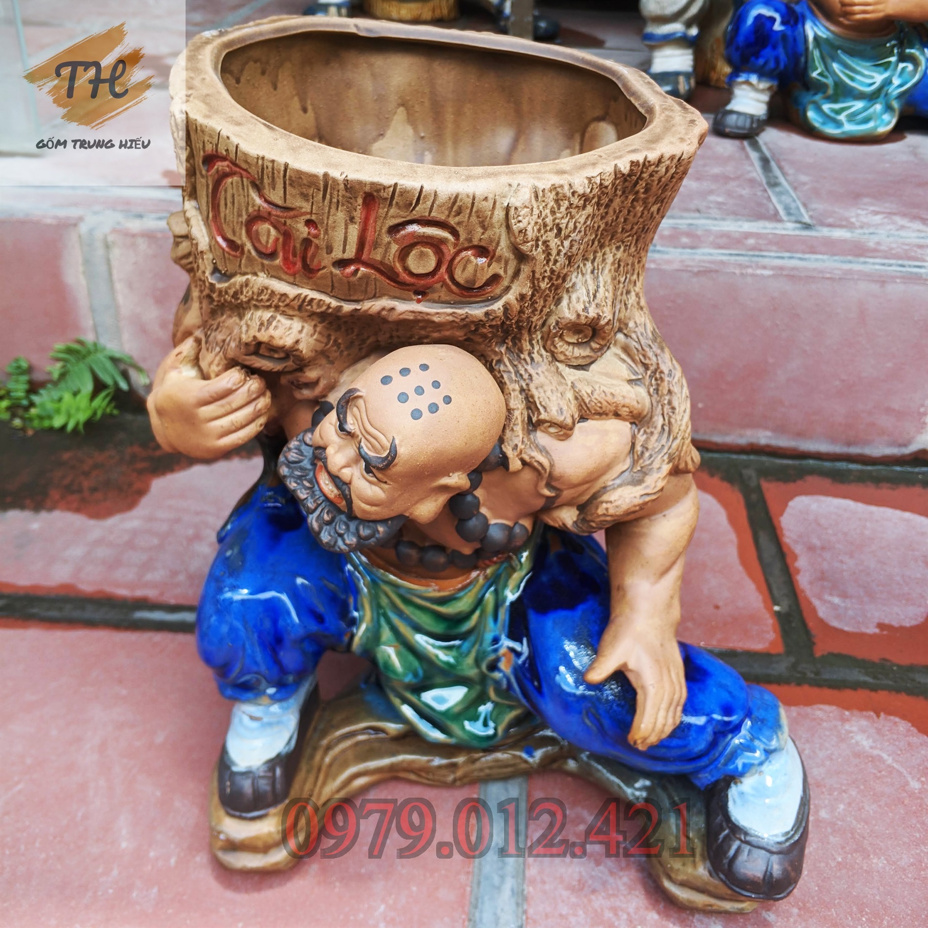 Tượng bonsai Lỗ Chí Thâm bê gốc cây