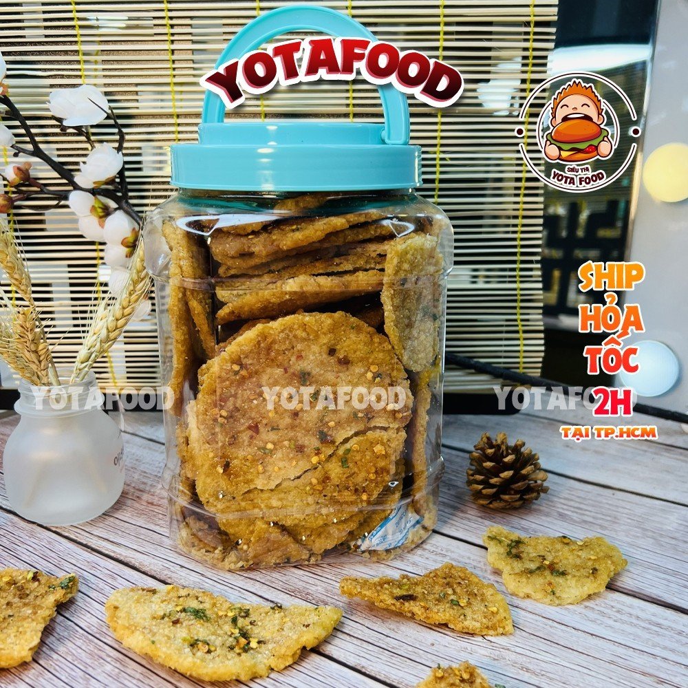 Cơm Cháy Mắm Hành Bể Loại Ngon (Ít vụn - Giòn ngon - đậm vị ) - 500Gr