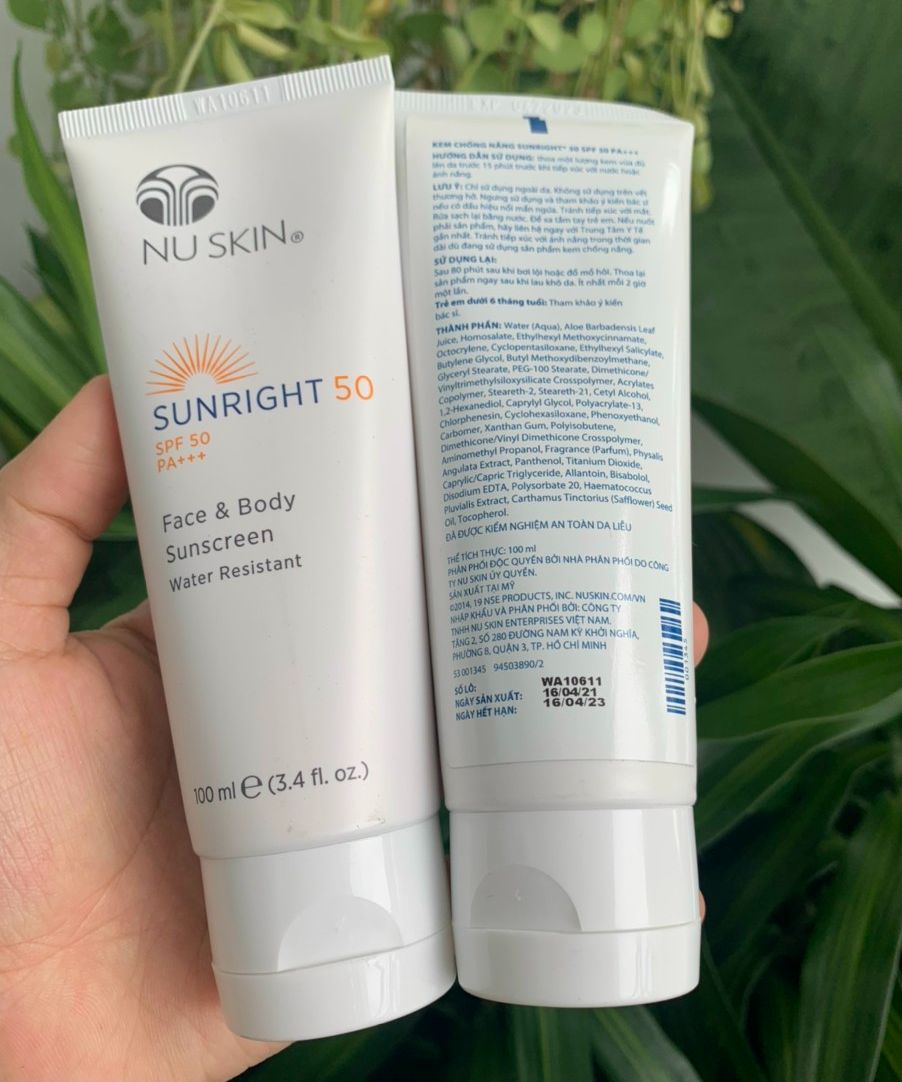 Kem chống nắng Nuskin Sunright SPF 50
