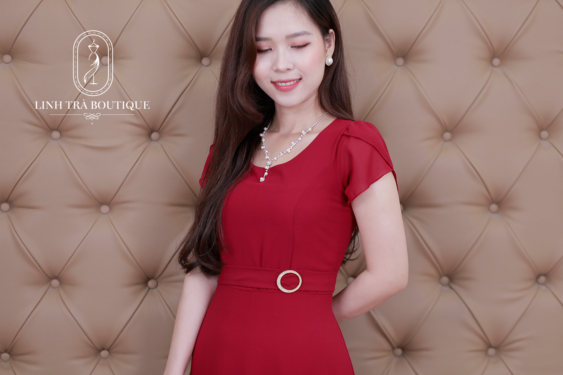 Đầm Suông Trung Niên [ Linh Trà ] (TM 44) Vải Voan Cao Cấp Cho Mẹ Đi Làm Đi Chơi Đi Tiệc Sang Trọng Thoải Mái