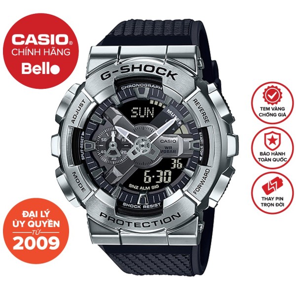 Đồng hồ Casio G-Shock Nam  GM-110-1ADR chính hãng chống va đập, chống nước - Bảo hành 5 năm - Pin trọn đời