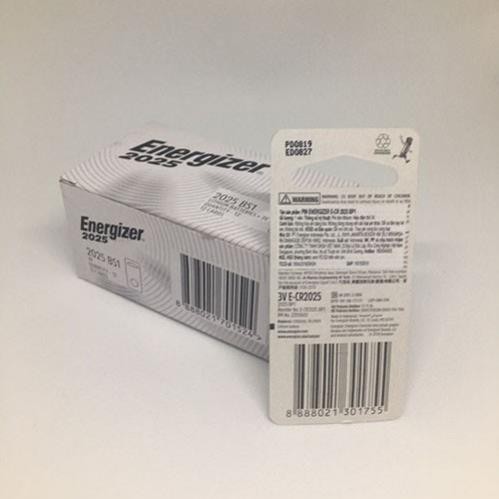 Pin 3V Lithium CR2025 Energizer vỉ 1 viên