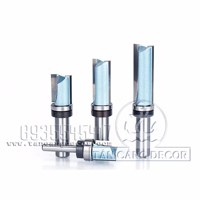 Mũi Router TideWay Thẳng Bi Trên Cốt 6.35 mm 12.7 x 15