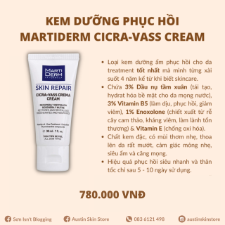 Kem Dưỡng Phục Hồi MartiDerm Cicra-Vass Skin Repair Cream 30ml thumbnail