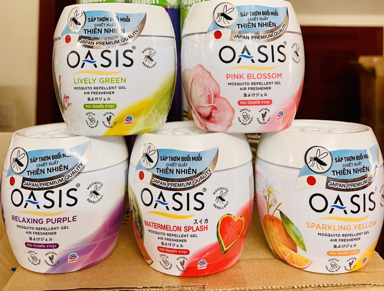 Sáp thơm đuổi muỗi OASIS (Nhiều lựa chọn hương)