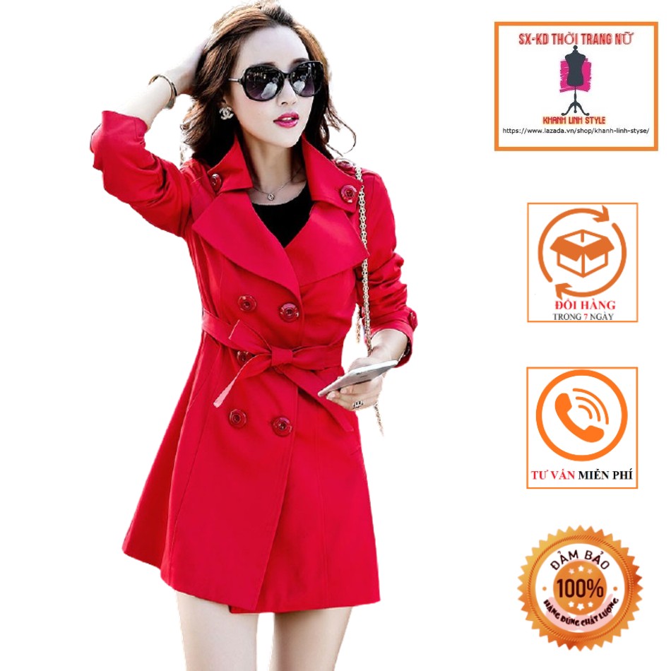 [4.4 Hoàn tiền 15%][HCM]Áo khoác kaki thu đông phối nút cổ-MS0044AK