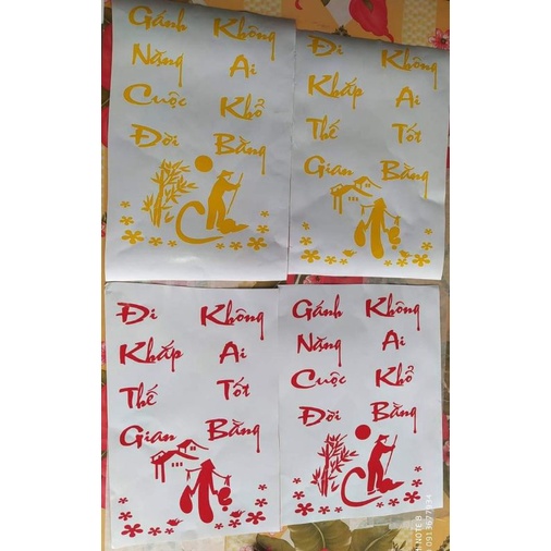 TEM THƠ DÁN XE TẢI các loại