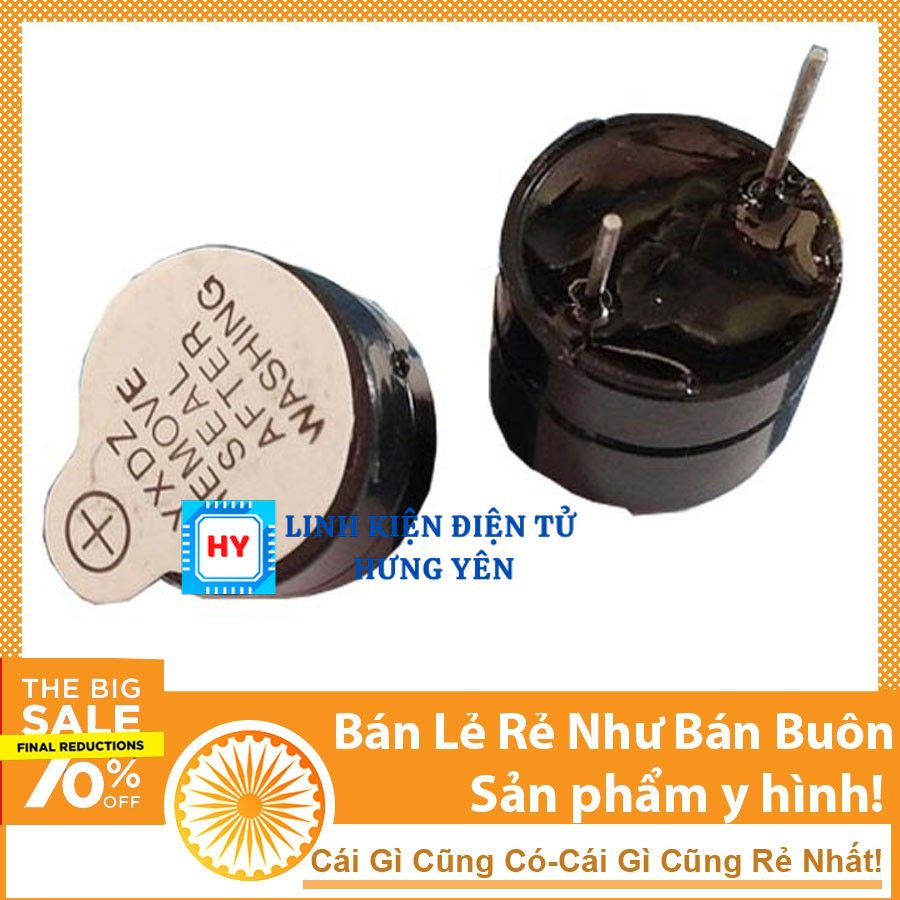 Còi Chip 5V Thụ Động (Loa, buzzer) Linh kiện điện tử