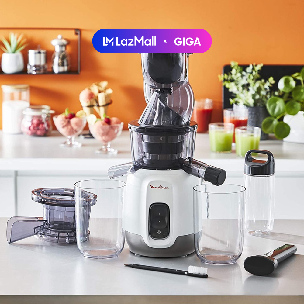 [ Hỏa tốc HN - HCM ]  Máy ép chậm MOULINEX Ultra Jiuce 200W Grey Makers (ZU600110)