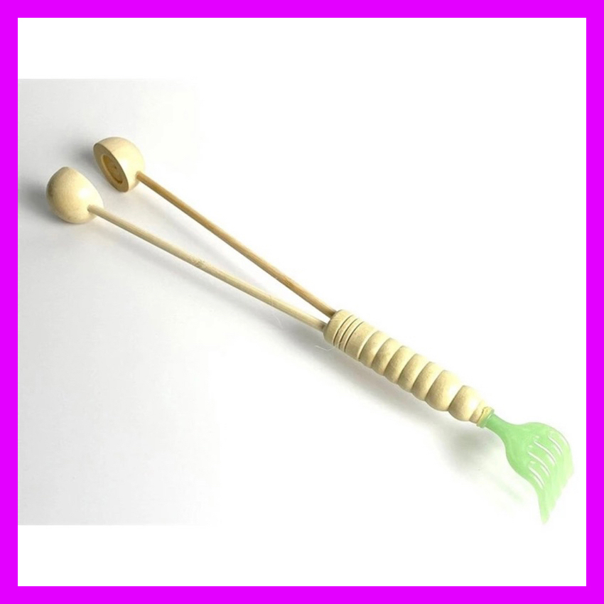 Cây gãi đấm lưng 2in1 bằng tre