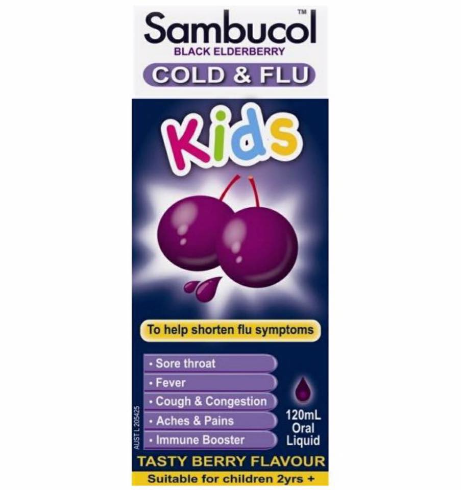 Si-rô Sambucol Cold & Flu for Kids