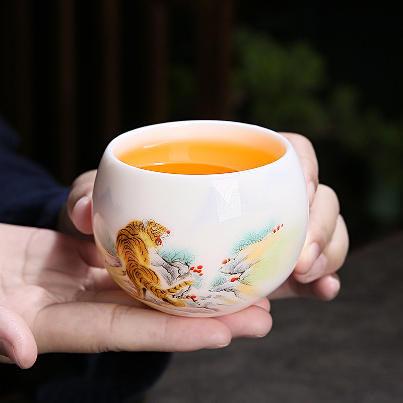 Chén Sứ Cảnh Đức, Chén chủ 12 con giáp (145 ml)