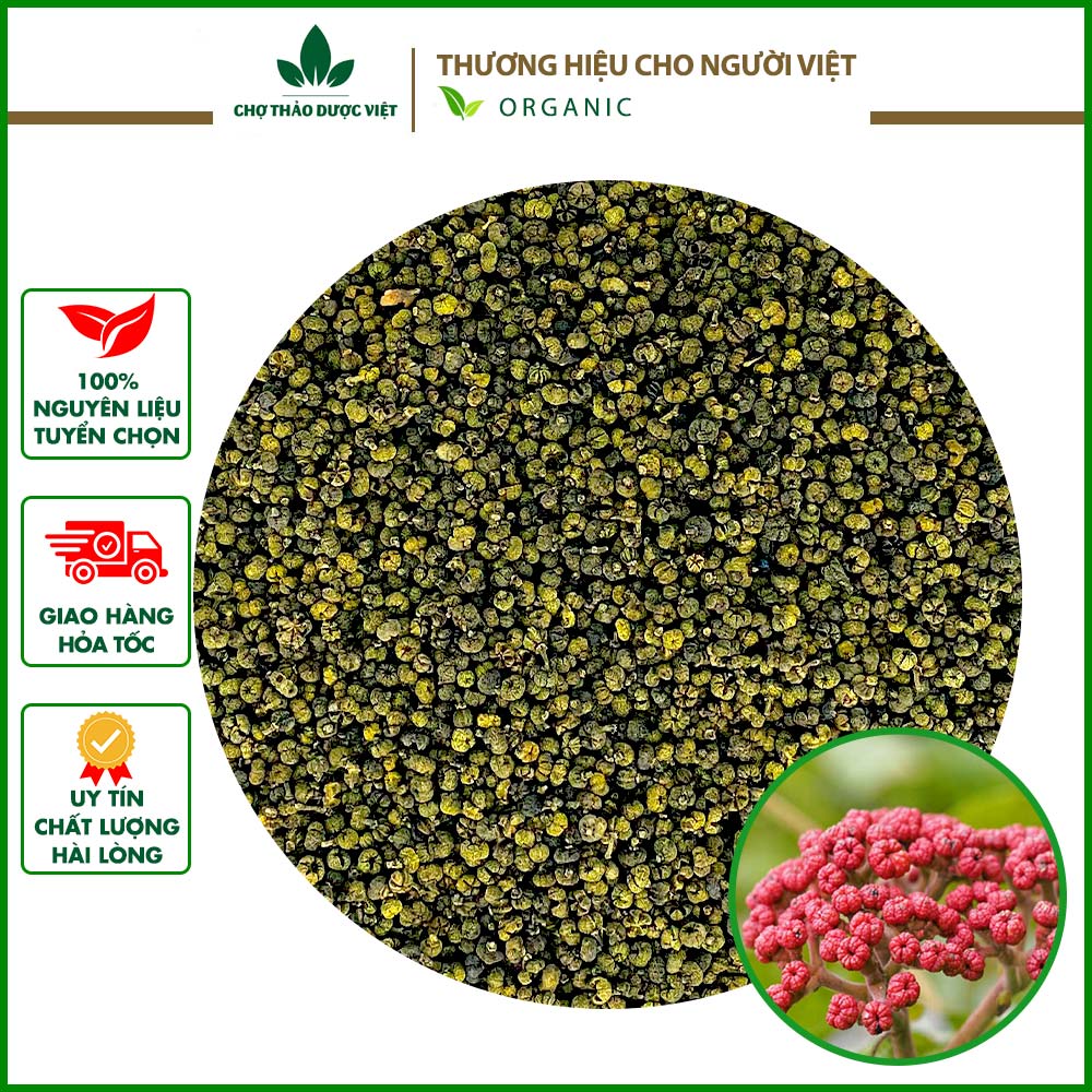 Ngô thù du sấy khô 100g - chợ thảo dược việt