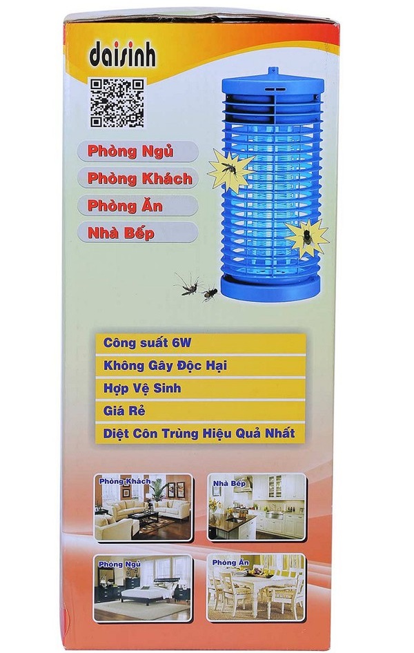 Đèn bắt muỗi Đại Sinh DS - D6 (Xanh)
