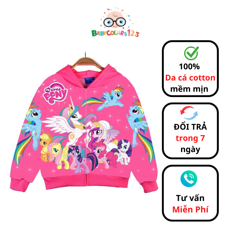 Áo khoác công chúa Elsa, Pony [12-45kg]