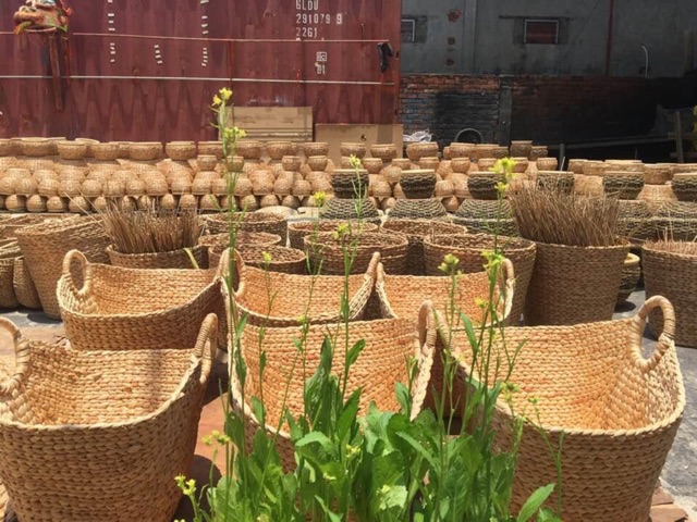 Water Hyacinth Basket for Storing Items