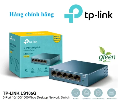 Switch 5 cổng chính hãng cao cấp TP-Link 5 Port Gigabit LS105G Lan 10/100/1000 Mbps