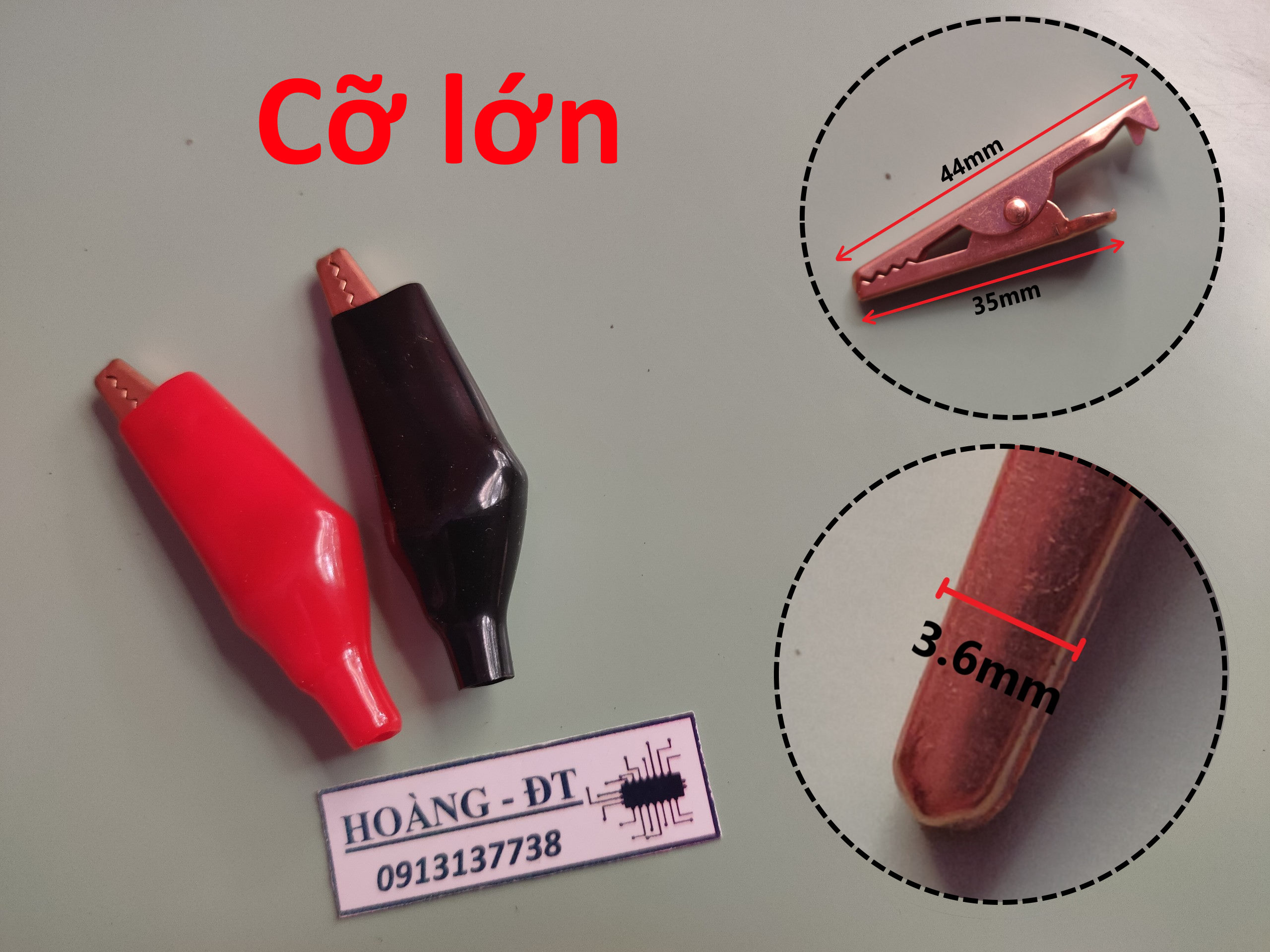 Kẹp cá sấu đồng