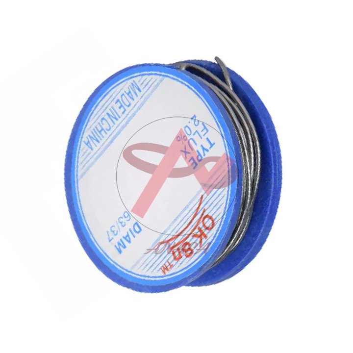 Cuộn thiếc nhỏ ok 63/37 0.8mm lõi nhựa thông