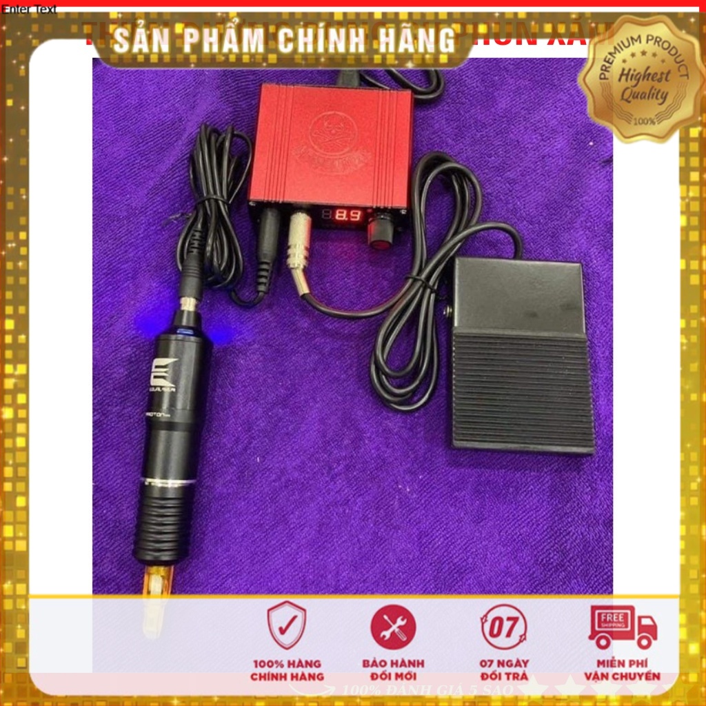 Máy Pen Phun Môi Pro E, Tattoo mini Combo Bộ Sản Phẩm / Máy Phun Xăm DCPX