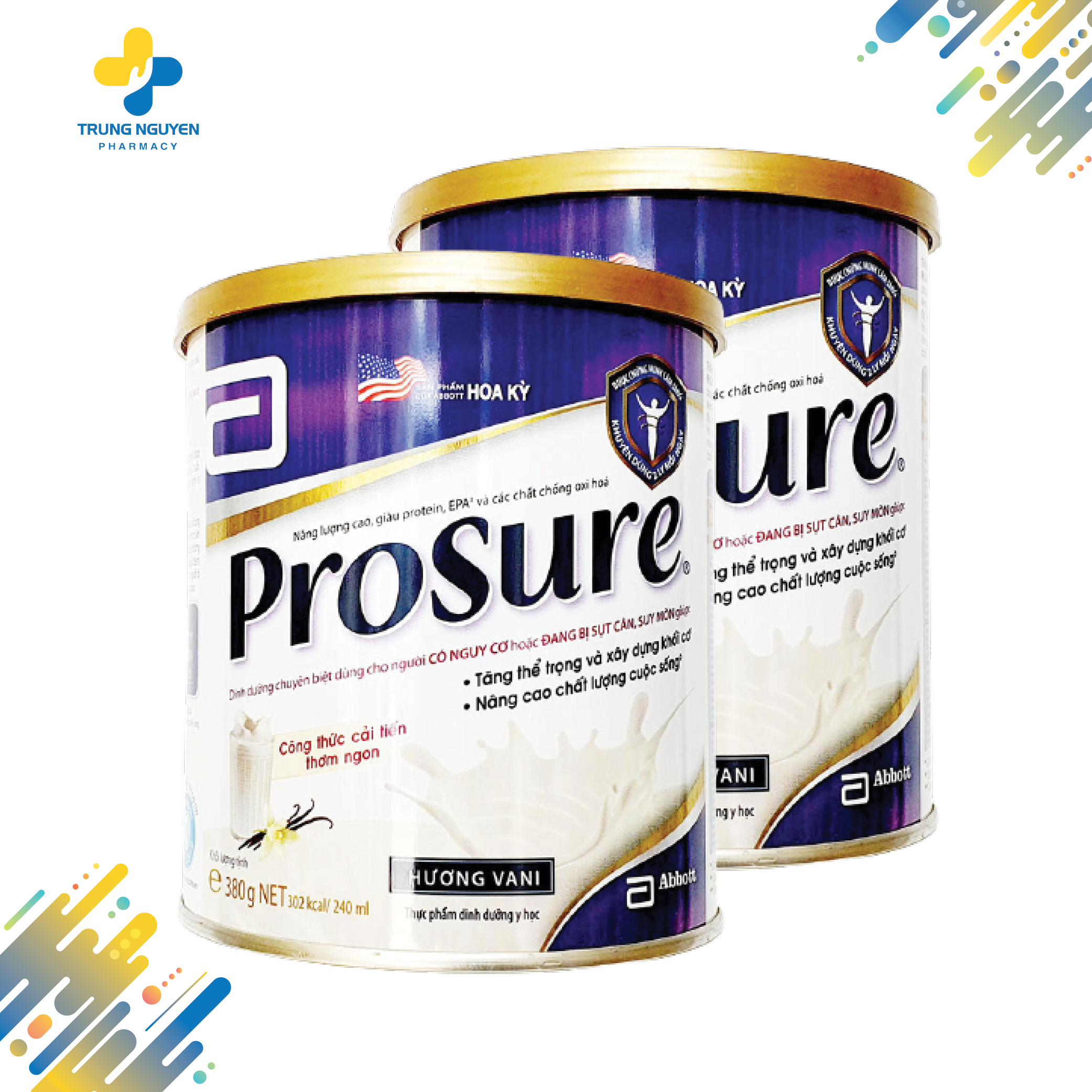 Sữa bột dành cho người bị ung thư Prosure Abbott 380g