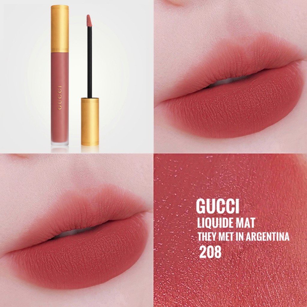 Son kem gucci chính hãng rouge à lèvres liquide matte 505,208,25,521,311,413