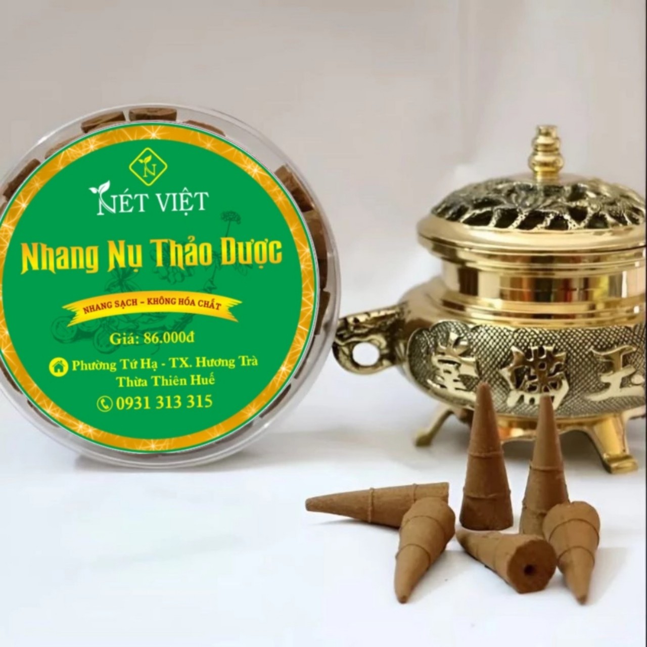 Nhang Nụ Thảo Dược Nét Việt (Hộp 40 viên)
