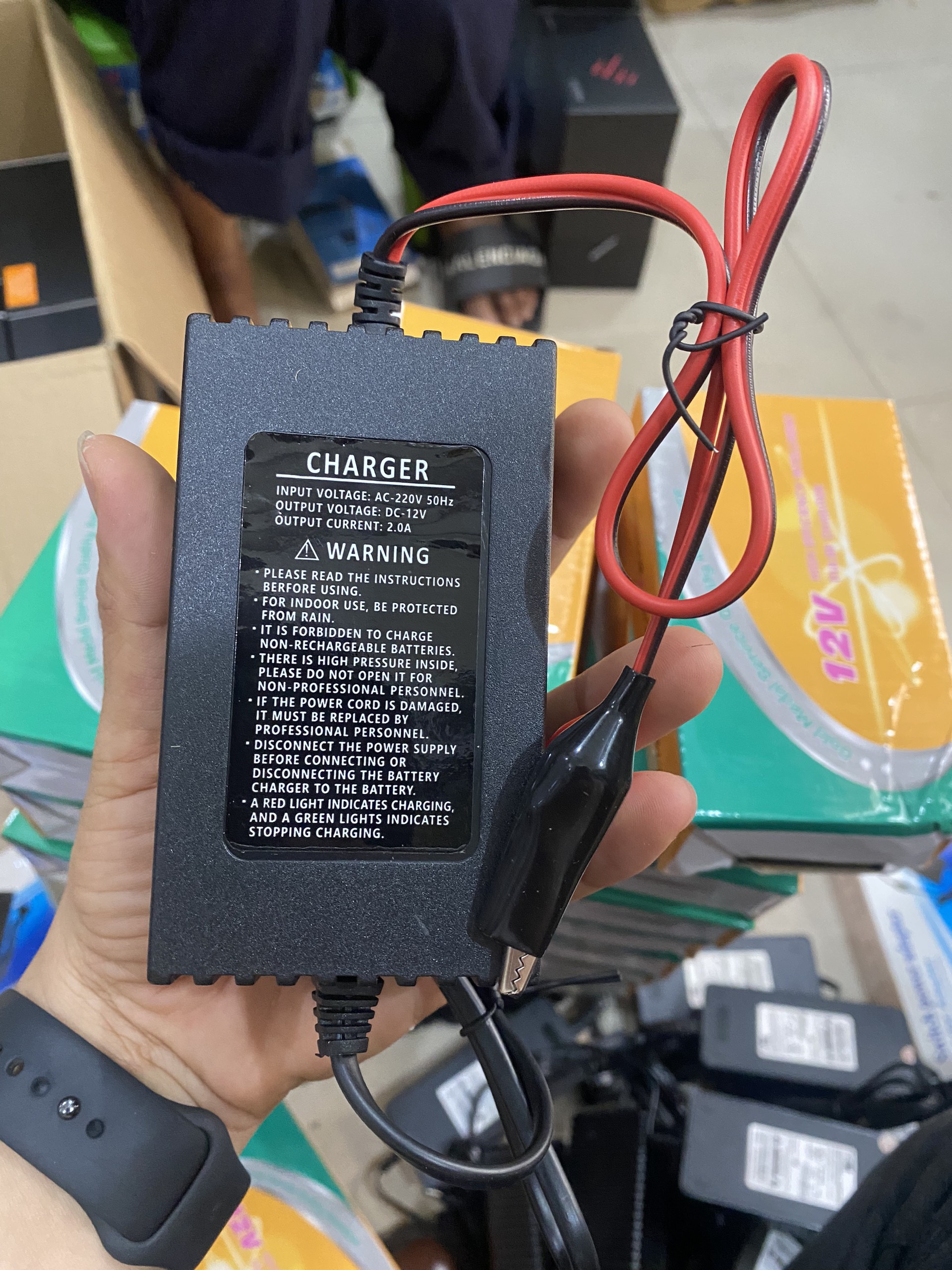 Sạc Bình Acquy 12V-2A