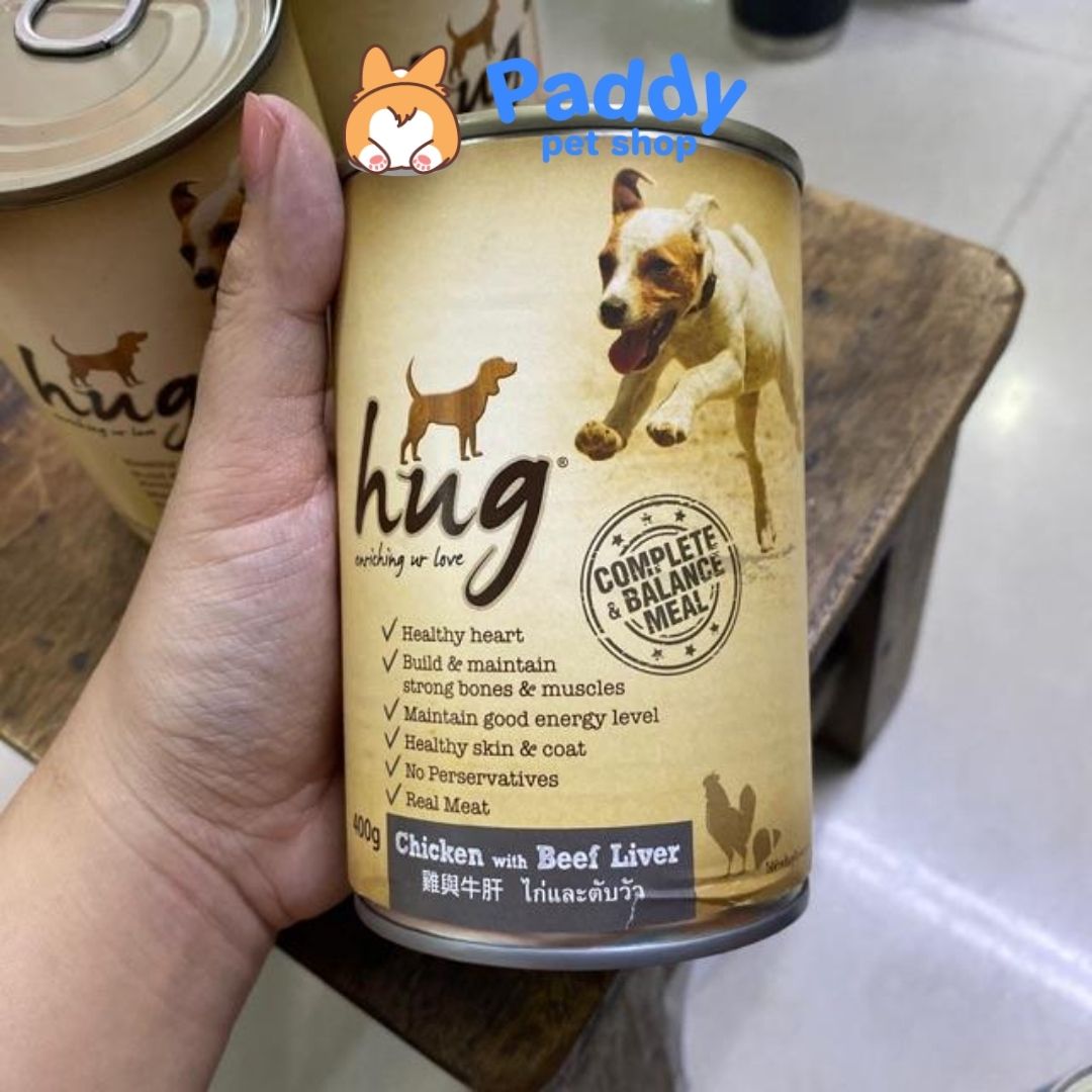 [HCM]Pate Hug Nhiều Vị Thơm Ngon Cho Chó Mọi Lứa Tuổi (Lon 400g)
