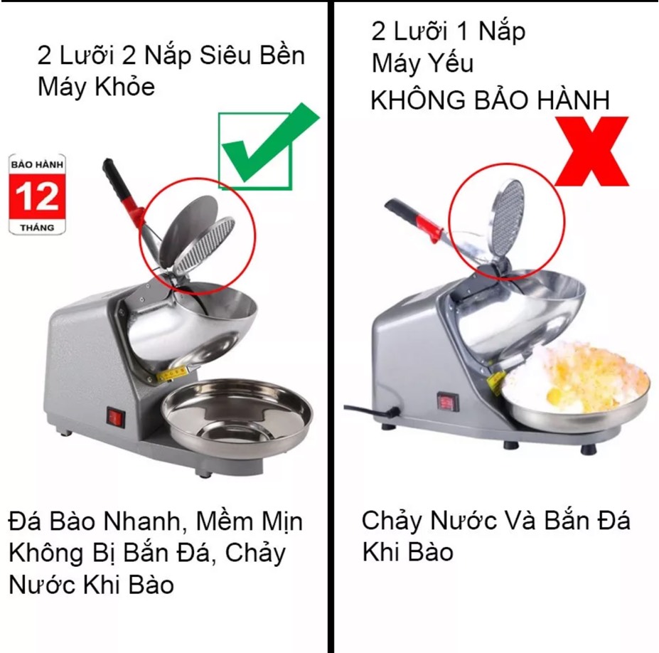MÁY BÀO ĐÁ TUYẾT SIÊU TỐC 500W