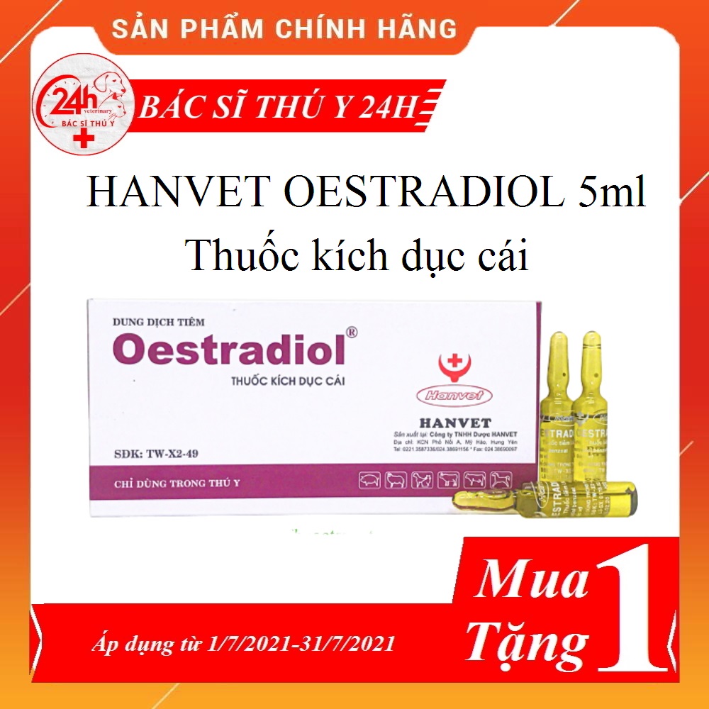 Thuốc thú y HANVET OESTRADIOL 5ml