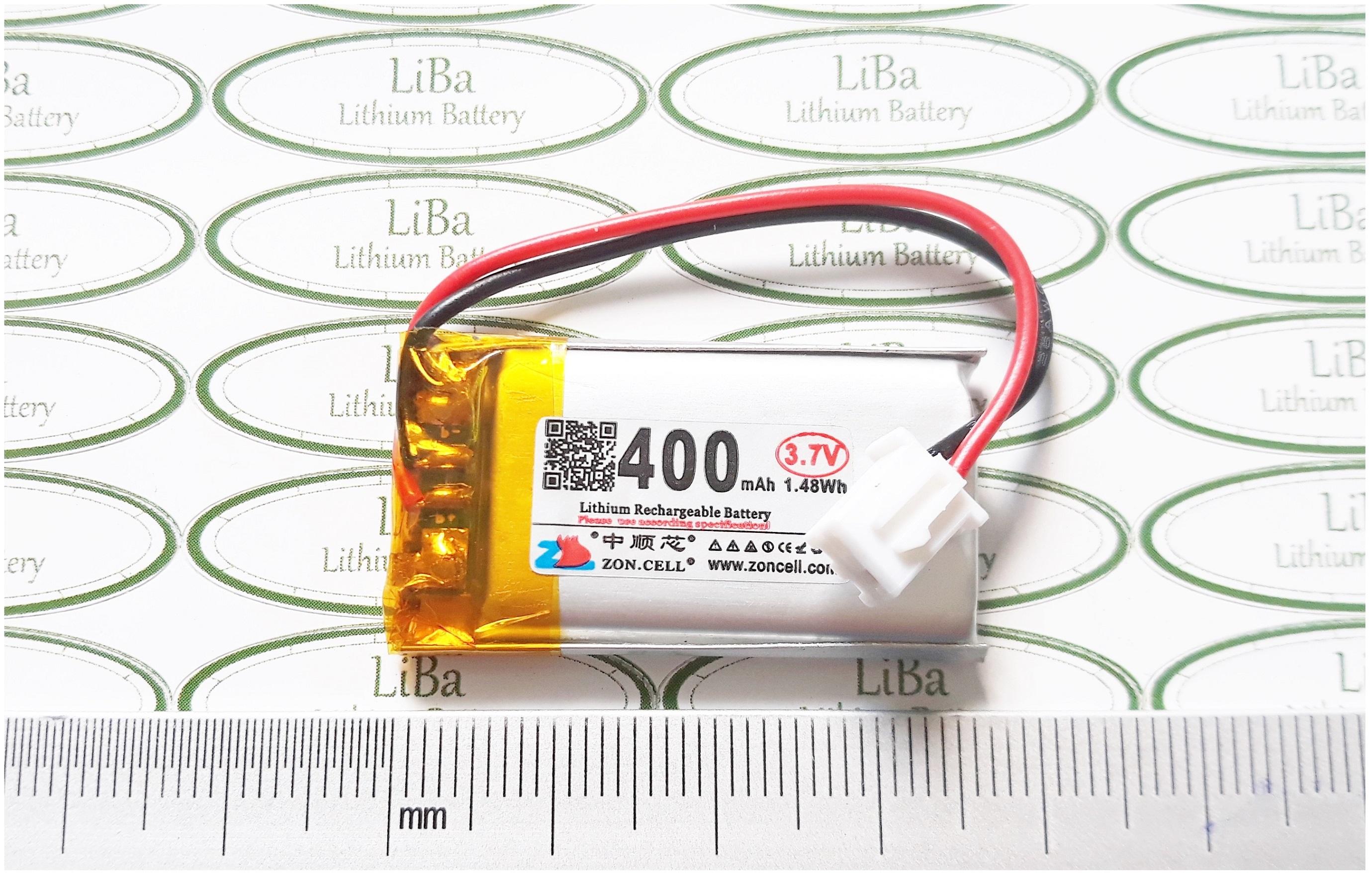 [HCM]Pin Smart Watch  3.7V 400mAh 4 x 20 x 35 mm - LiBa