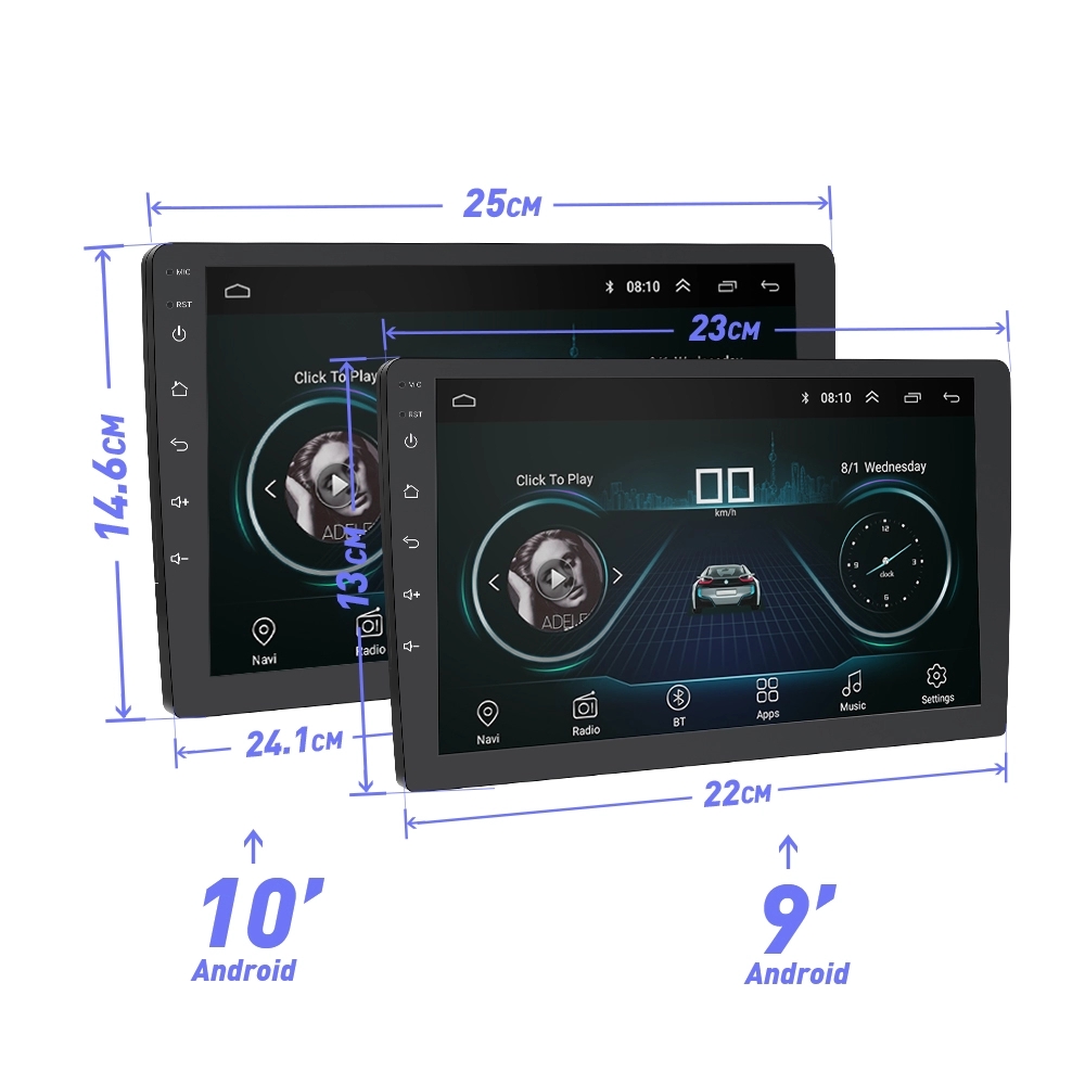 Màn hình Android 9 inch + tặng CAM LÙI AHD