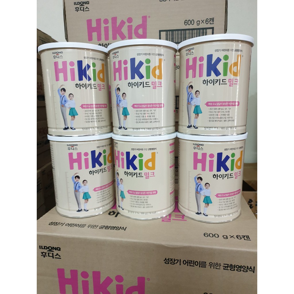 Sữa Hikid vị Vani 600g (1-9 tuổi)