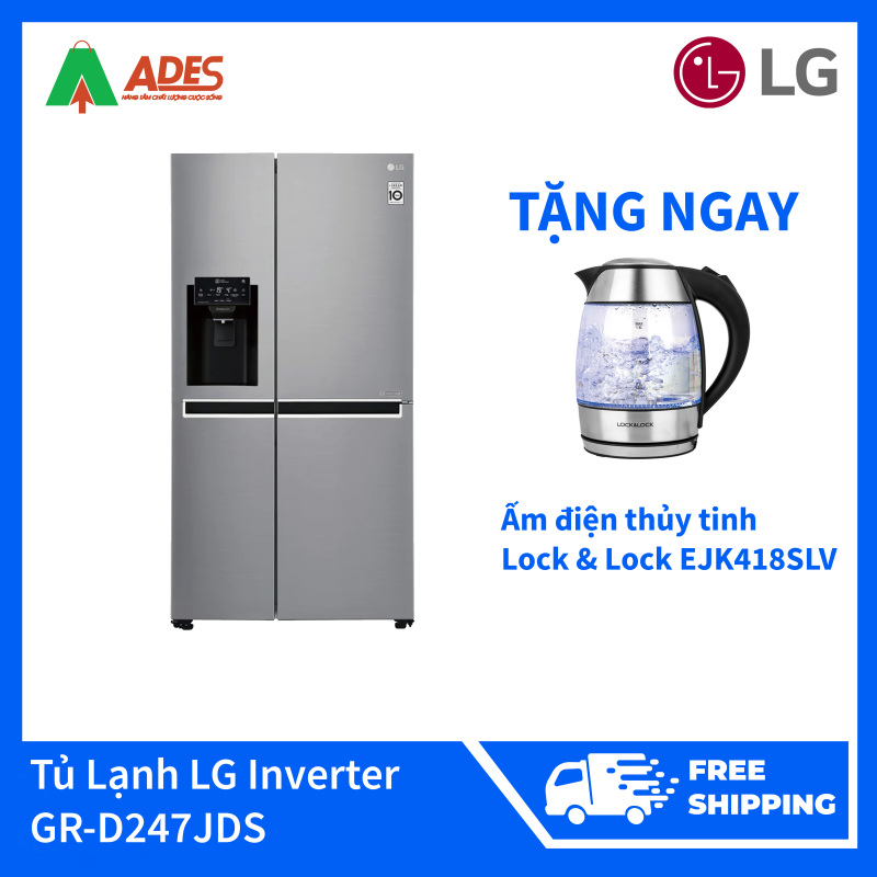 Tủ Lạnh LG Inverter 601 Lít GR-D247JDS