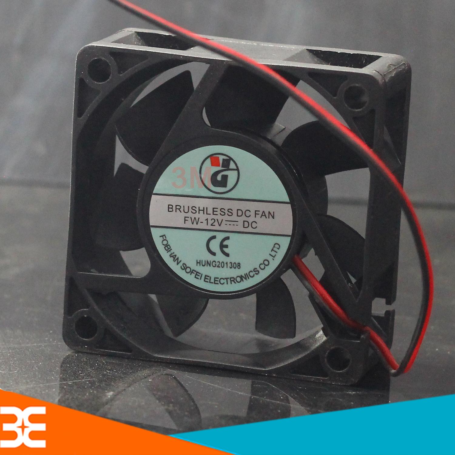 QUẠT TẢN NHIỆT 6X6X2.5cm 12VDC