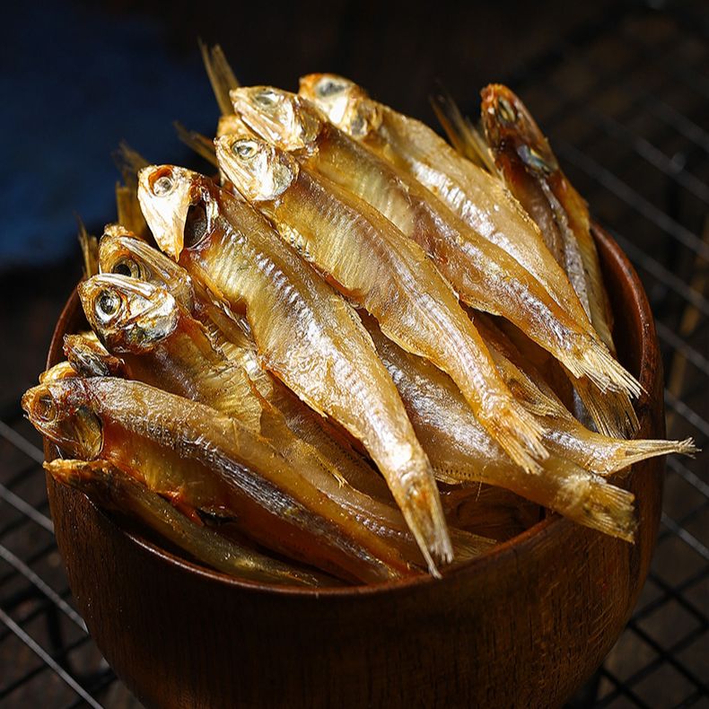 KHÔ CÁ CƠM 500GR  KHÔ CÁ CƠM SỌC ĐEN  -VỰA KHÔ MINH TRIẾT