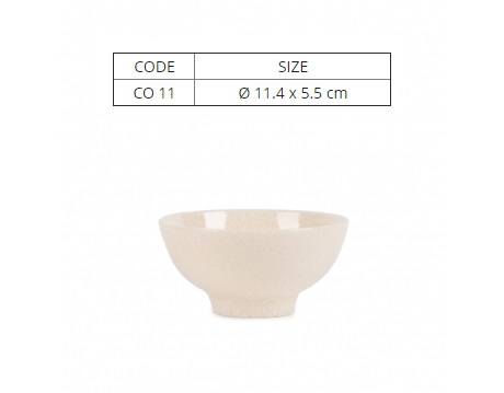 (HCM)Chén Nhựa Melamine Vân Đá Kem Nhiều Size