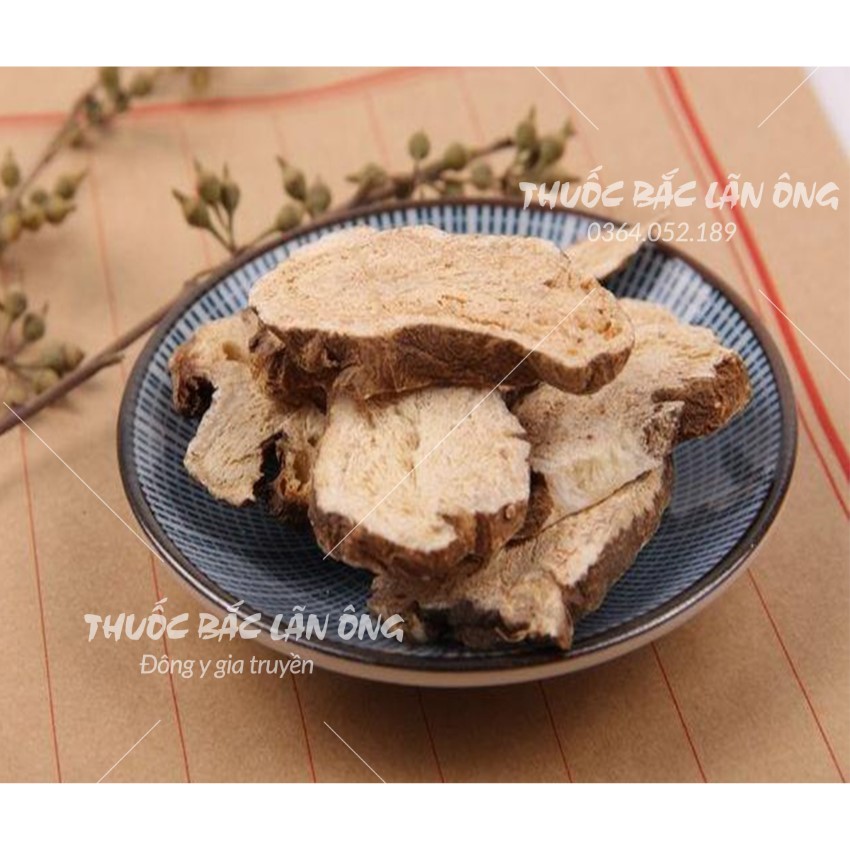 Bột bạch truật 100g, nguyên chất, thơm mịn, bột thảo mộc pha uống, đắp mặt, làm đẹp - Lãn Ông