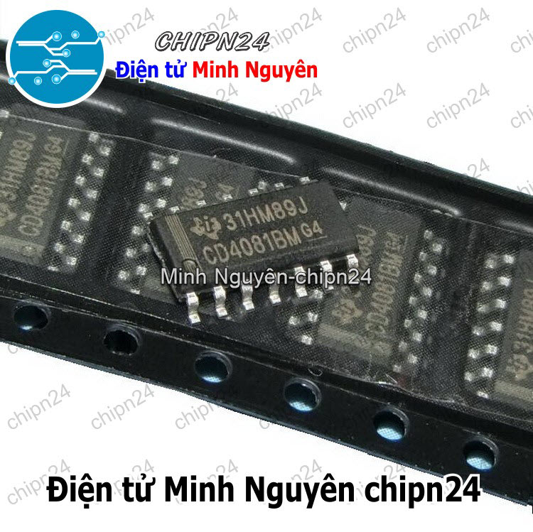 [2 con] (SOP) IC Dán CD4081 SOP-14 (SMD) (CD4081BM 4081) - HH005341
