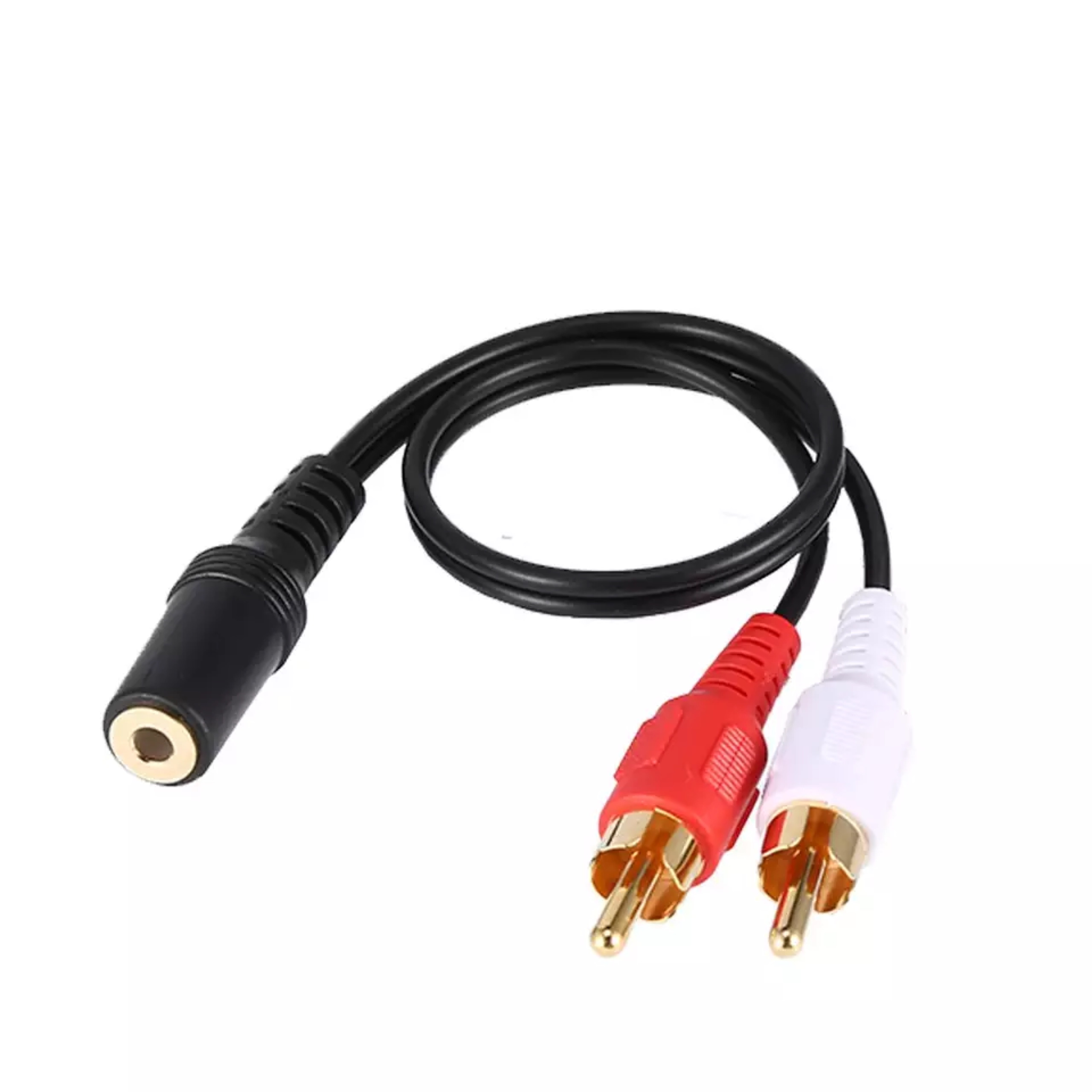 Cáp chuyển đổi jack 3.5mm cái sang 2 đầu hoa sen