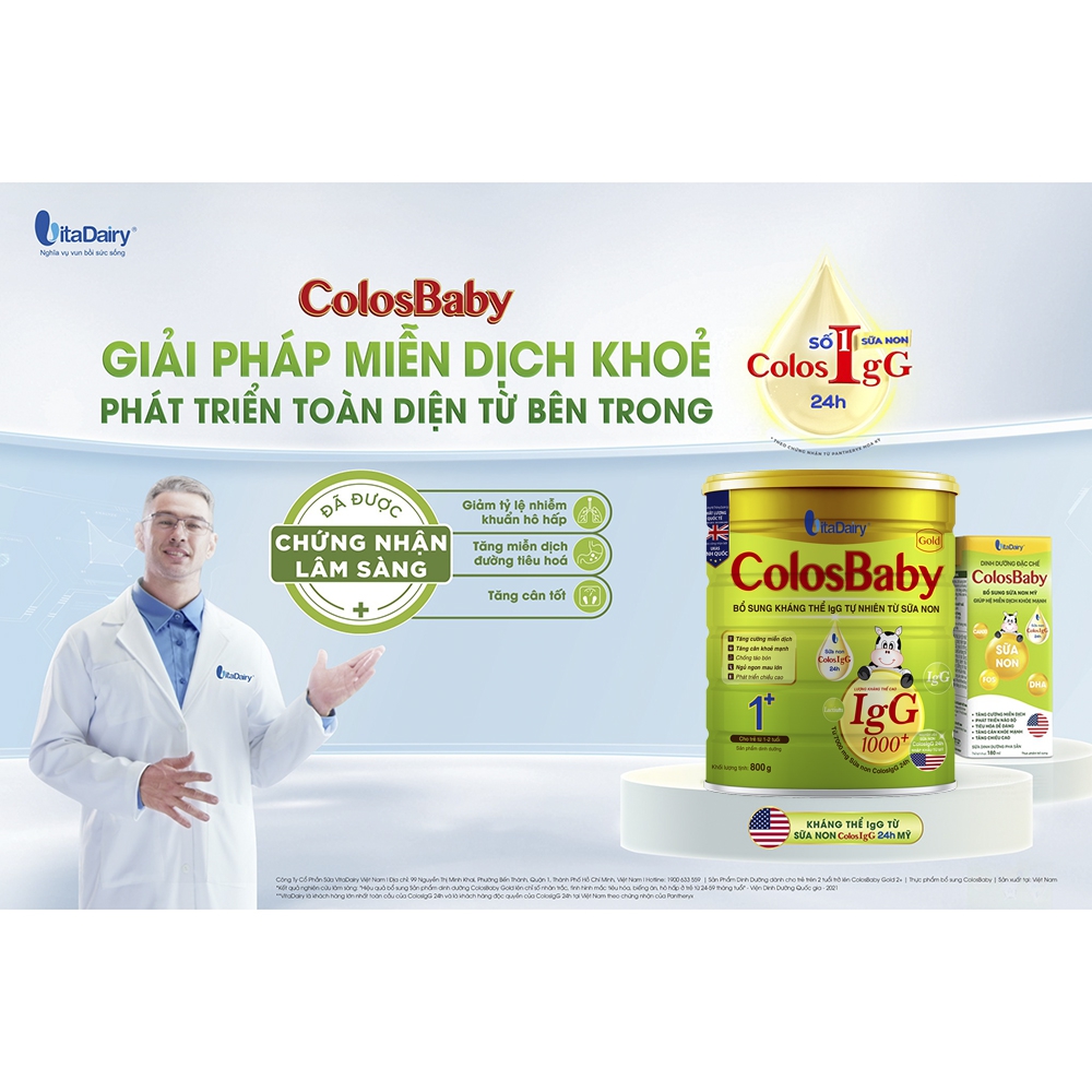 Sữa COLOSBABY GOLD 1+ 800G