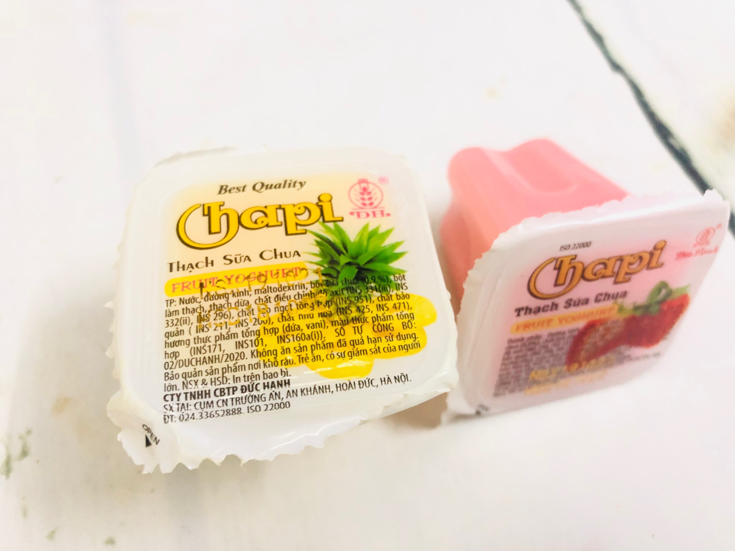 400g thạch sữa chua Chapi hủ lớn